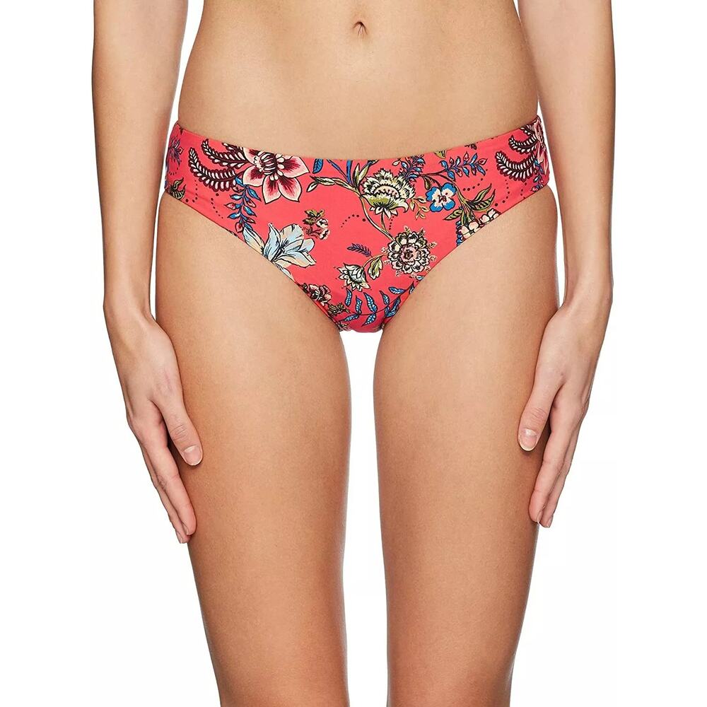 Ella Moss Women's Retro Swimsuit Bikini Bottom, Floral Romance Multicolor, Small